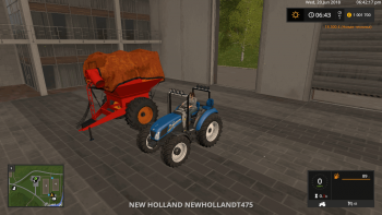 Прицеп перегрузчик FRANKHAUSER 8010 V1.0 для Farming Simulator 2017