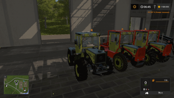 Трактор MB TRAC 900 TURBO FORST VISION V1.1 для Farming Simulator 2017