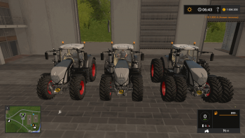 Трактор FENDT 900 BLACK V1.0.6.3 для Farming Simulator 2017