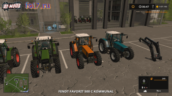 Трактор FENDT 500 FAVORIT C SERIES FINAL для Farming Simulator 2017