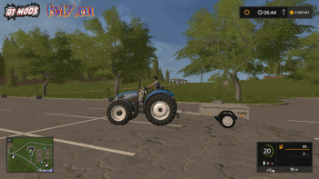 Прицеп BRENDERUP 1-AXLE TRAILER V1.0.0.1 для Farming Simulator 2017
