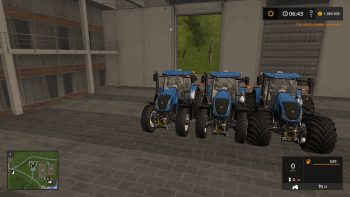 Трактор NEW HOLLAND T7 V1.1 для Farming Simulator 2017