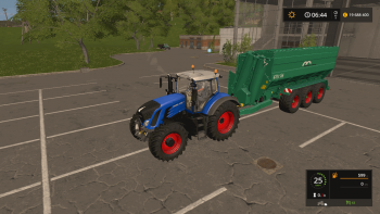 Прицеп перегрузчик GUSTROWER GTU36 V1.0 для Farming Simulator 2017