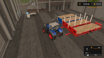 Прицеп HERBST 24FT FLAT BED TRAILER V1.0.0.0 для Farming Simulator 2017