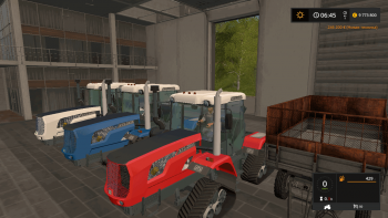 Трактор ХТЗ-242К/243К/280Т v 3.1 для Farming Simulator 2017