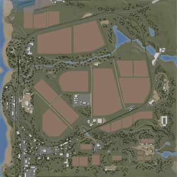 Карта RAVENPORT (AMERICAN MAP) FOR EDIT V1.0 для Farming Simulator 2019