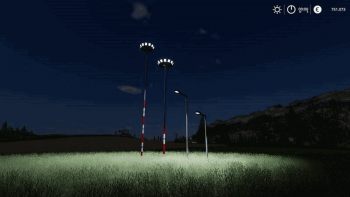 Пак фонарей v 2.0 для Farming Simulator 2019