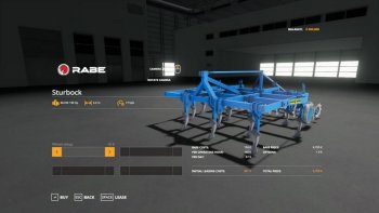 Культиватор Rabe Sturbock v 1.0 для Farming Simulator 2019