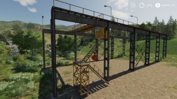 Кран Working Rail Crane v 1.2 FIXED для Farming Simulator 2019