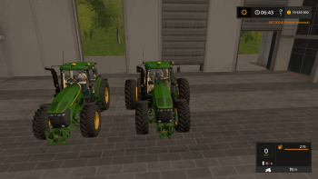 Трактор JOHN DEERE 7720 ANIMATION PARTS V1.1 для Farming Simulator 2017