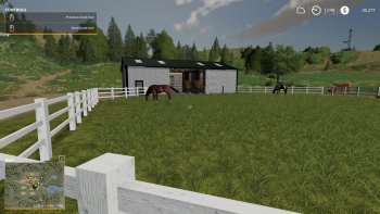 Конюшня SMALL AMERICAN STABLE V1.1 для Farming Simulator 2019