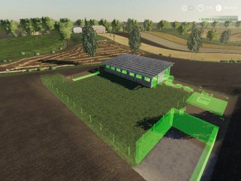 Коровник PASTWISKO DLA KROW PLACEABLE V1.0 для Farming Simulator 2019