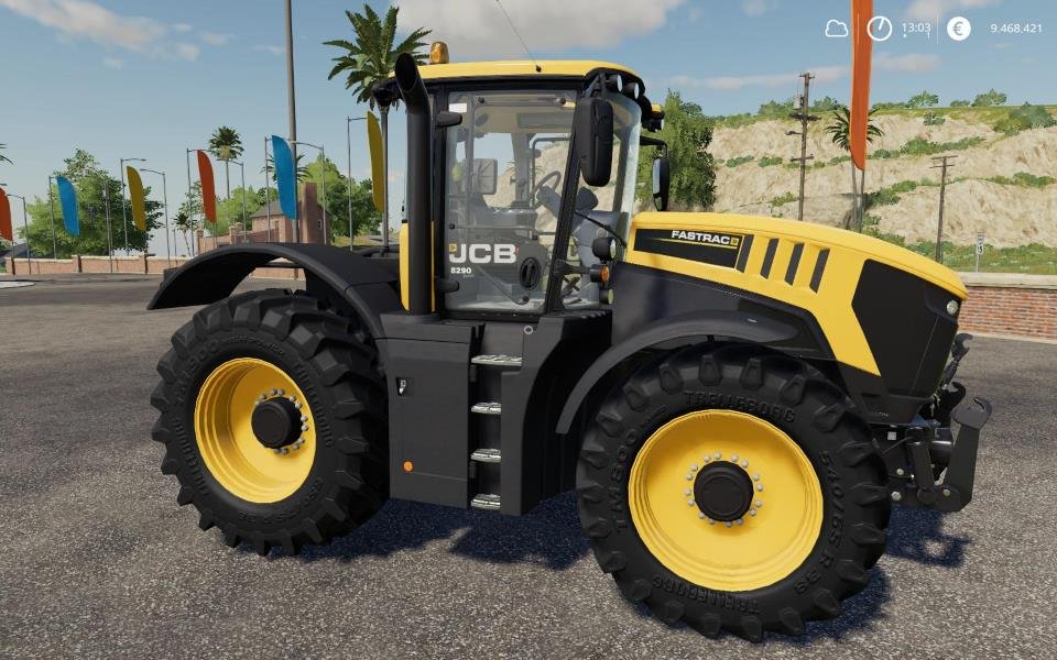 Трактор JCB FASTRAC 8000 SERIE V1.1.0.0 для Farming Simulator 2019