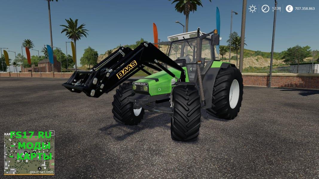 Фронтальный погрузчик BAAS INDUSTRIELADER V1.0 для Farming Simulator 2019