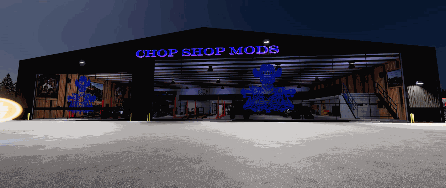 Покупаемая мастерская CHOP SHOP MODS CSM ULTIMATE WORKSHOP V1.0.10 для Farming Simulator 2019