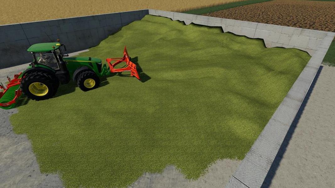 Силосная яма U BUNKER SILO V1.0.0.0 для Farming Simulator 2019