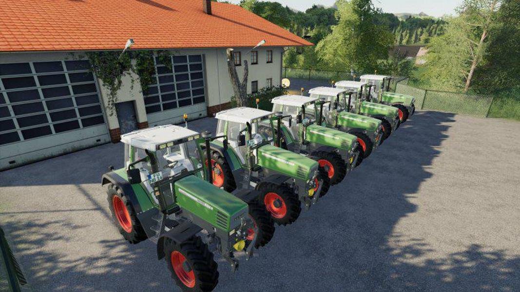 Трактор FENDT 500 FAVORIT V1.0.0.0 для Farming Simulator 2019