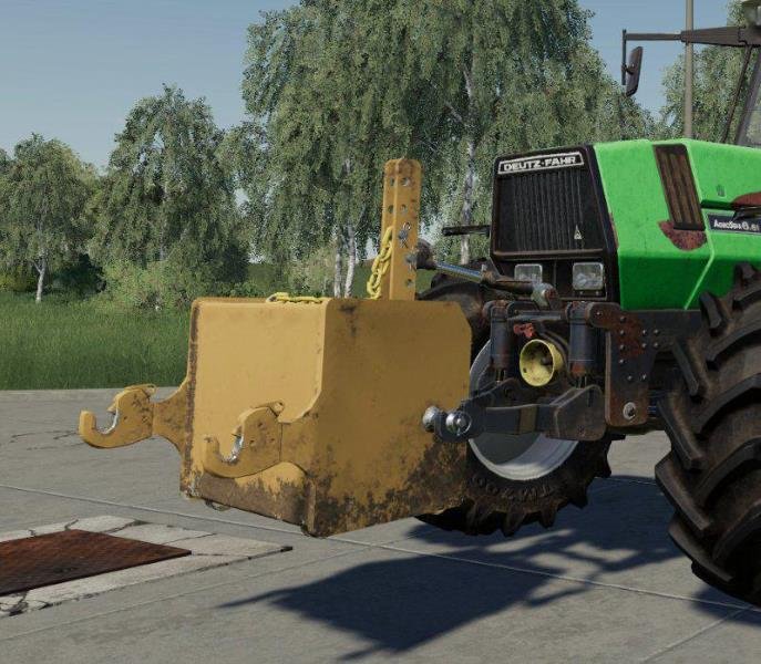 Противовес WEIGHT 700KG V1.0.0.0 для Farming Simulator 2019
