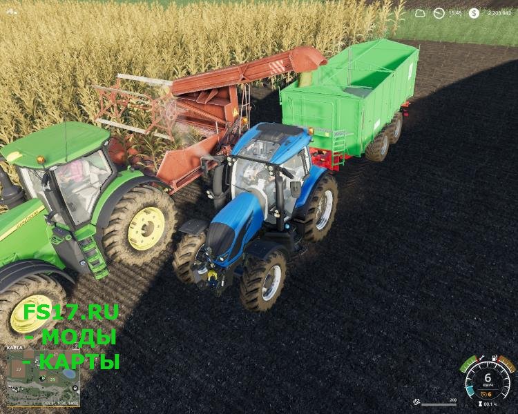 Кормоуборочный прицепной комбайн КСС 2.6 v 1.1 для Farming Simulator 2019