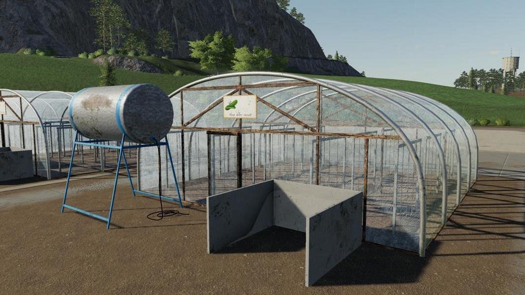 Теплица CUCUMBER GREENHOUSE V1.0.0.0 для Farming Simulator 2019