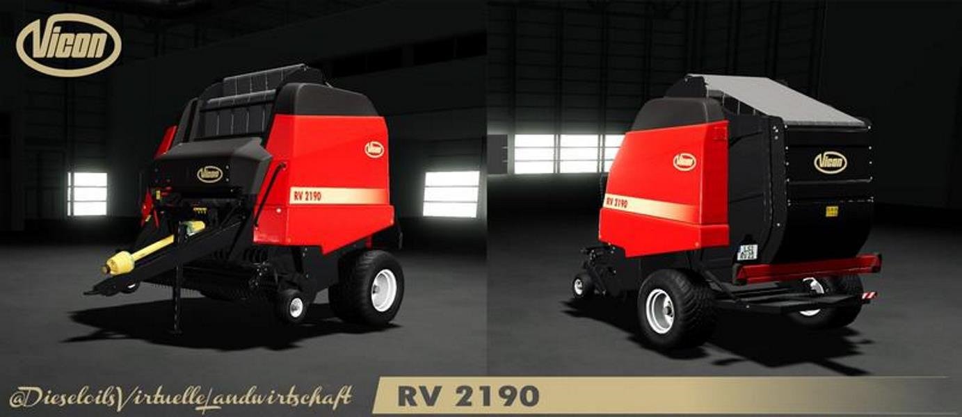 Тюкопресс VICON RV 2190 V1.0 для Farming Simulator 2019