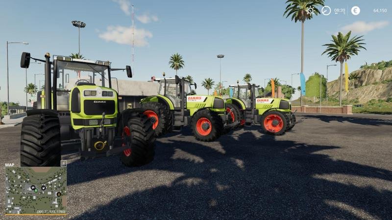 Трактор CLAAS ATLES 936/946 RZ VARIANT V1.0 для Farming Simulator 2019