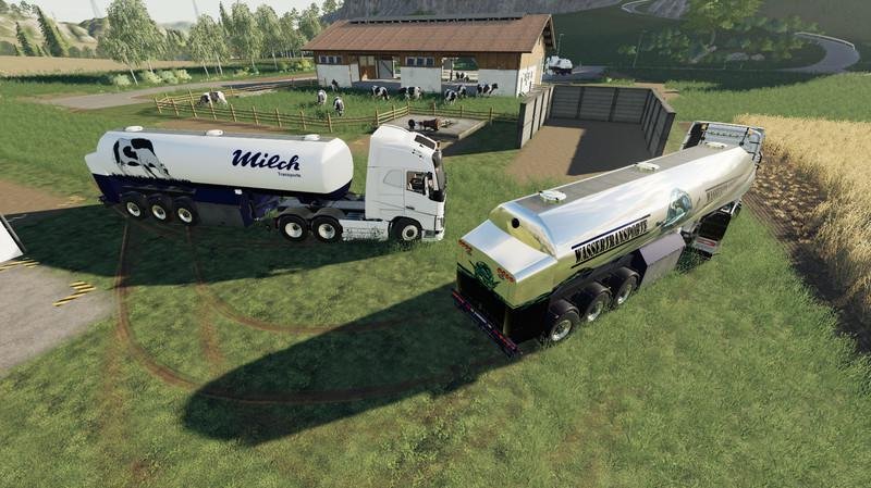 Цистерна WATER TRANSPORT SEMI-TRAILER V1.0.0.0 для Farming Simulator 2019