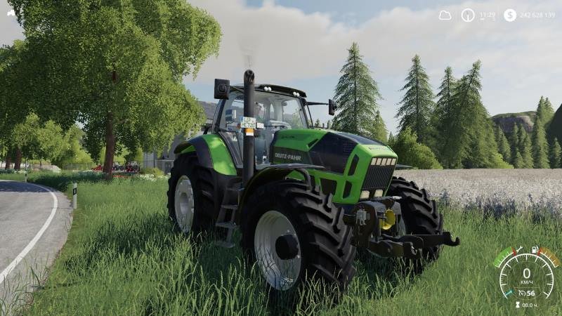 Трактор DEUTZ AGROTRON X720 V1.0.0.0 для Farming Simulator 2019