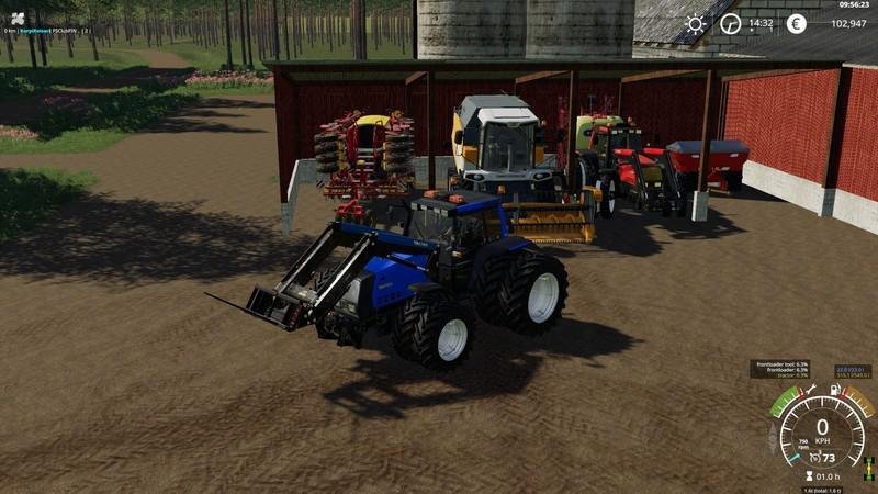 Трактор VALTRA HITECH 8050-8950 V1.2 для Farming Simulator 2019