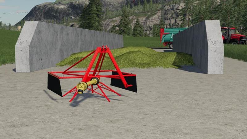Разравниватель силоса LIZARD RS1400 V1.0.2.0 для Farming Simulator 2019