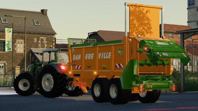 Разбрасыватель навоза DANGREVILLE ETB 15000 V1.0.0.0 для Farming Simulator 2019