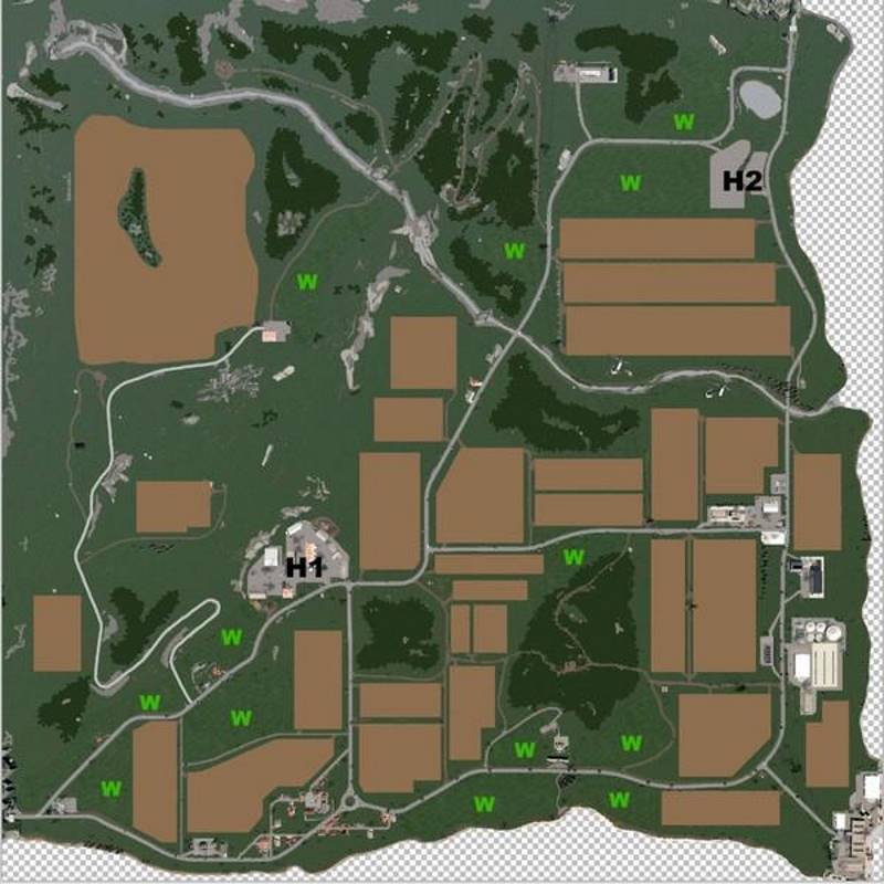 Карта GAMSBERG MAPS V1.2 для Farming Simulator 2019