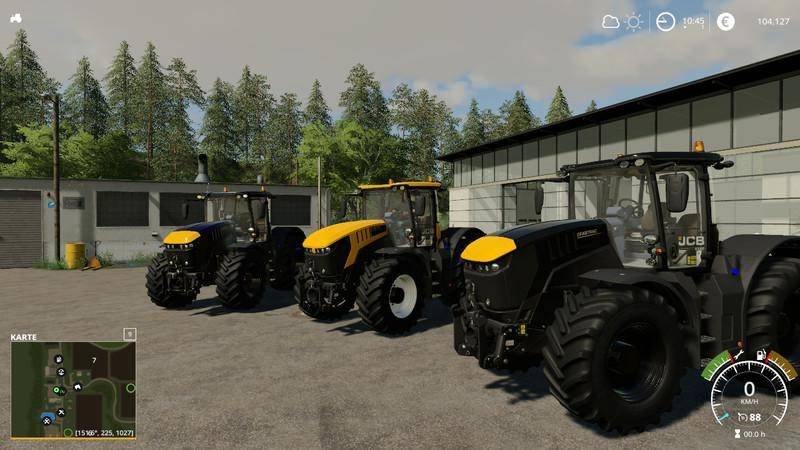 Трактор JCB FASTRAC 8330 BIG V1.0.0.1 для Farming Simulator 2019