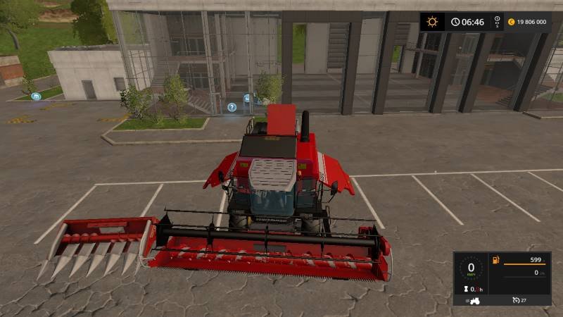 Комбайн ПАЛЕССЕ GS 12 v 2.3 для Farming Simulator 2017