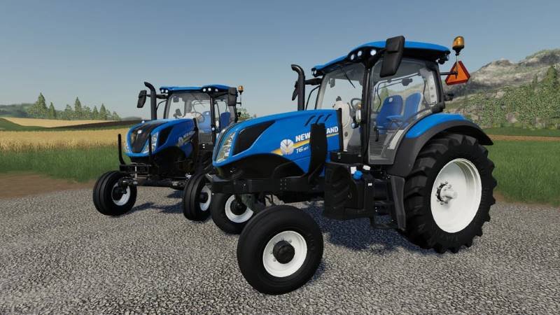 Трактор NEW HOLLAND T6 - 2WD V1.0.0.0 для Farming Simulator 2019