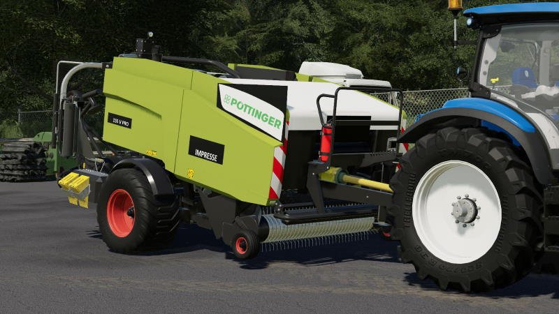 Тюкопресс POTTINGER IMPRESS 155 V PRO V1.0 для Farming Simulator 2019