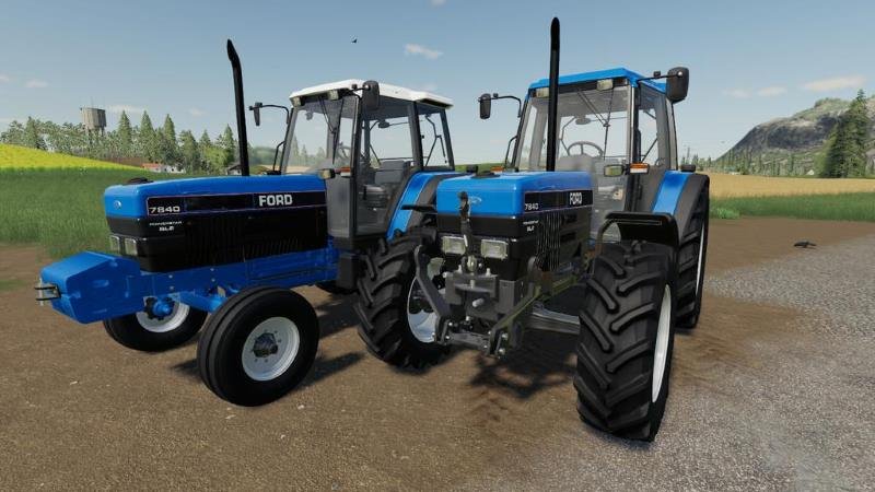 Пак тракторов FORD 40 SERIES PACK V1.1.0.0 для Farming Simulator 2019
