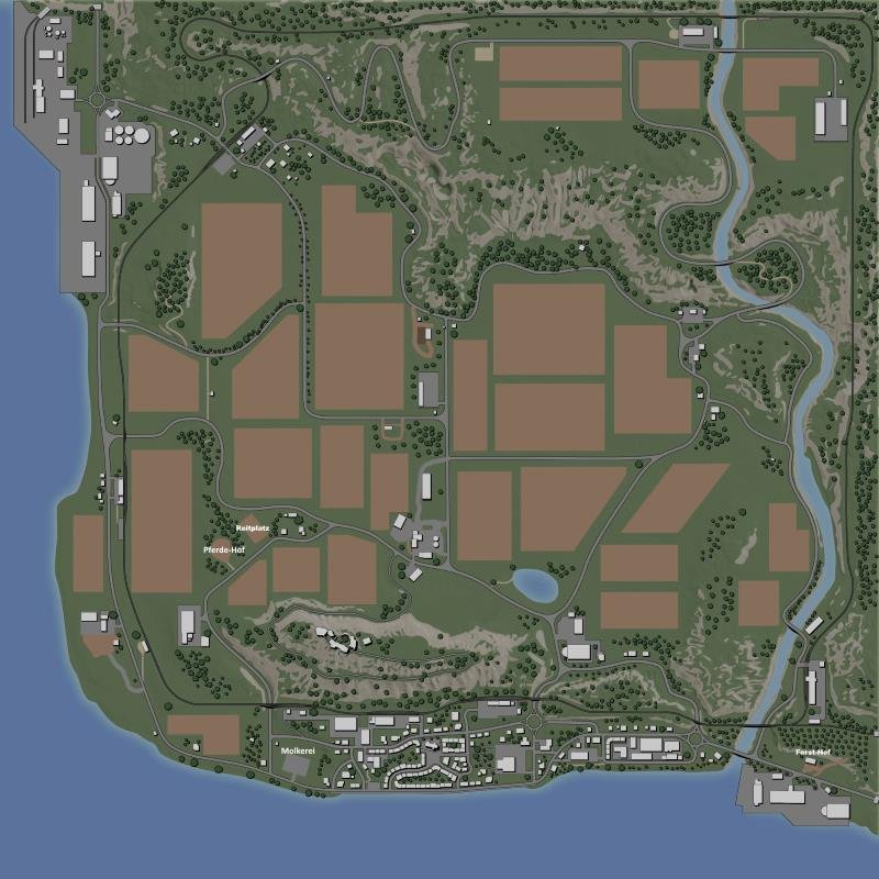 Карта FELSBRUNN V5.1 - FACTORY EDITION для Farming Simulator 2019