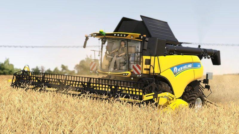 Комбайн NEW HOLLAND CR 8.90 V1.0.0.0 для Farming Simulator 2019