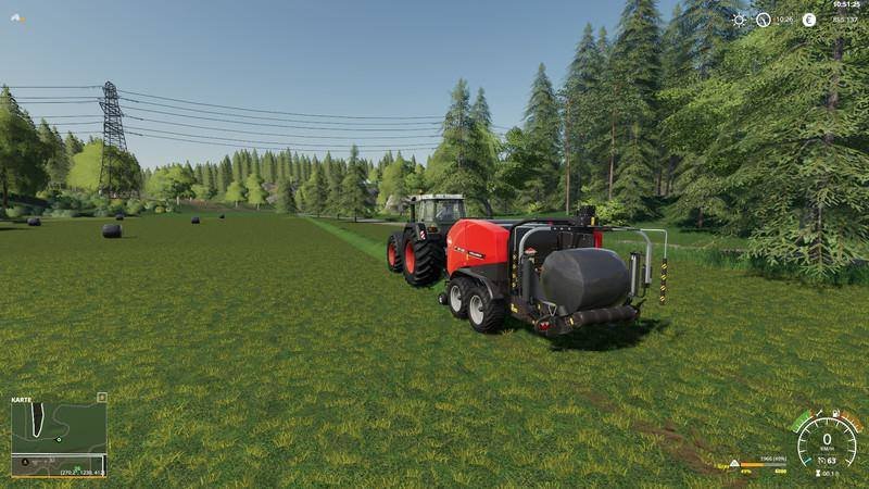 Тюкопресс KUHN FBP3135 V1.0.0.0 для Farming Simulator 2019