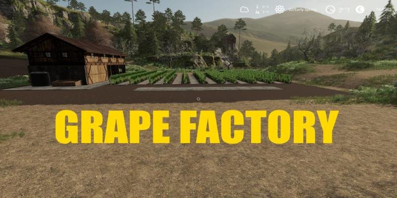 Производство винограда GRAPE FACTORY V1.0 для Farming Simulator 2019