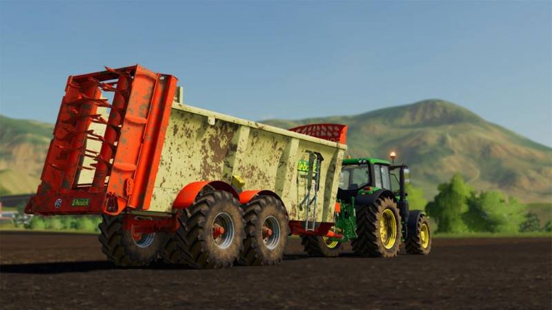 Разбрасыватель навоза LEBOULCH GOLIATH 70D24 V1.1.0.0 для Farming Simulator 2019
