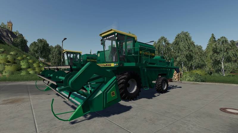 Комбайн ДОН 1500 Б v 1.0 для Farming Simulator 2019