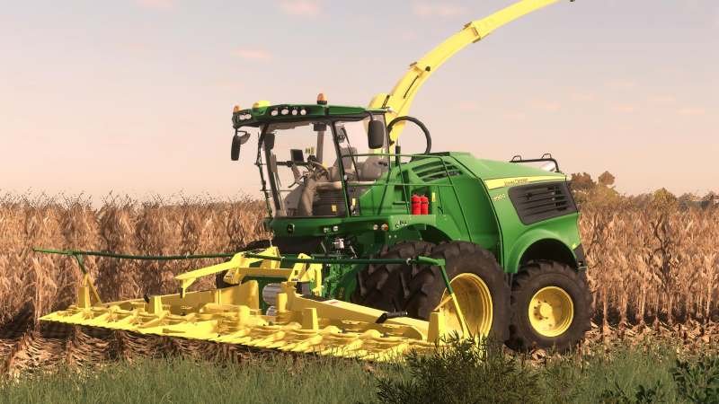 Кормоуборочный комбайн JOHN DEERE 9000 US FORAGE HARVESTOR V1.0 для Farming Simulator 2019