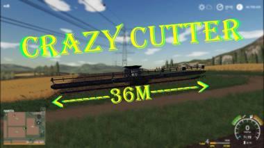 Жатка CRAZYCUTTER1 POWERFLOW V1.0 для Farming Simulator 2019