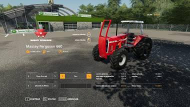 Пак тракторов MASSEY FERGUSSON 660 PACK V1.0.0.0 для Farming Simulator 2019