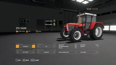 Трактор ZETOR ZTS 16245 V1.0 для Farming Simulator 2019