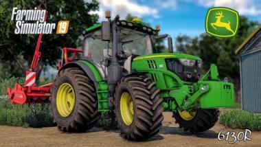 Трактор JOHN DEERE 6105-30R V1.0.0.0 для Farming Simulator 2019