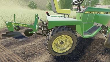 Плуг JOHN DEERE MODEL 20 PLOW FOR JOHN DEERE 332 V1.0 для Farming Simulator 2019