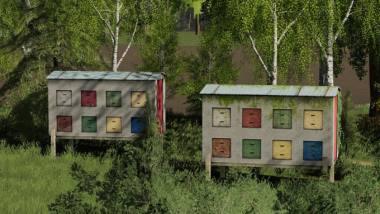 Пак ульев BEE HOUSE V1.0.0.0 для Farming Simulator 2019